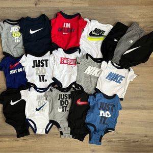 Nike onsies + sweats